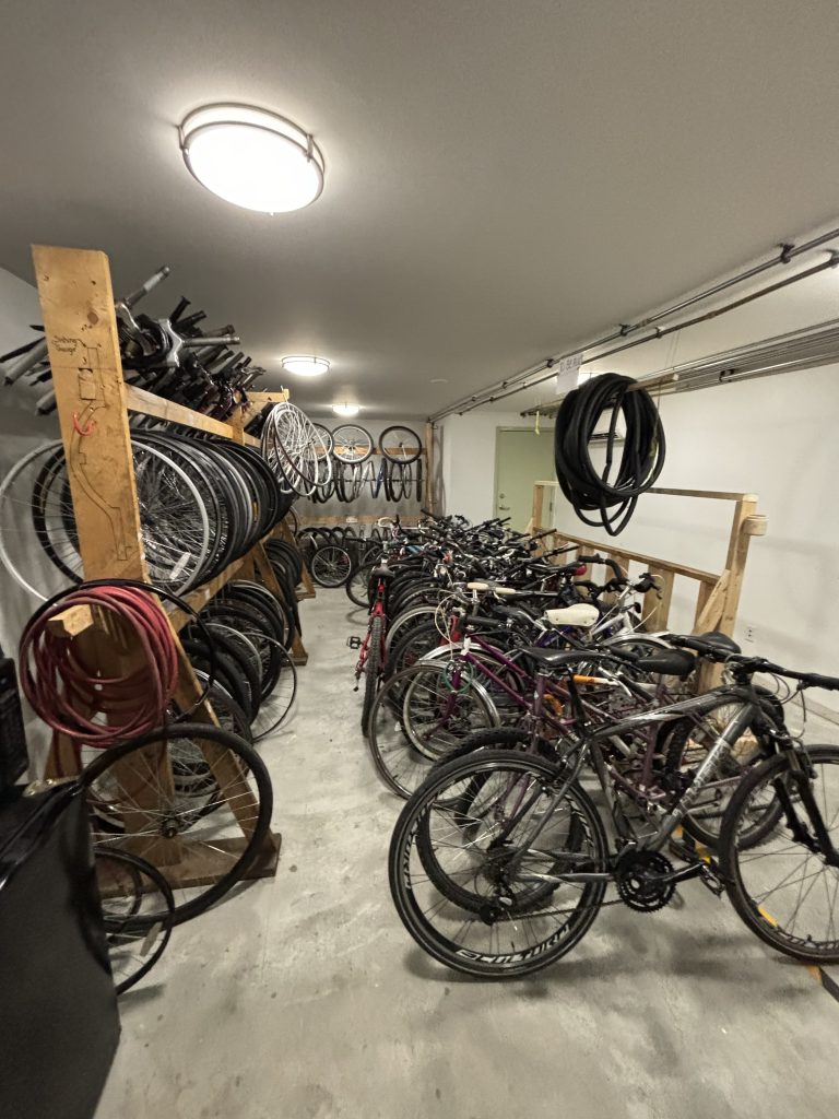 Photo of storage space at Recycle Cycles